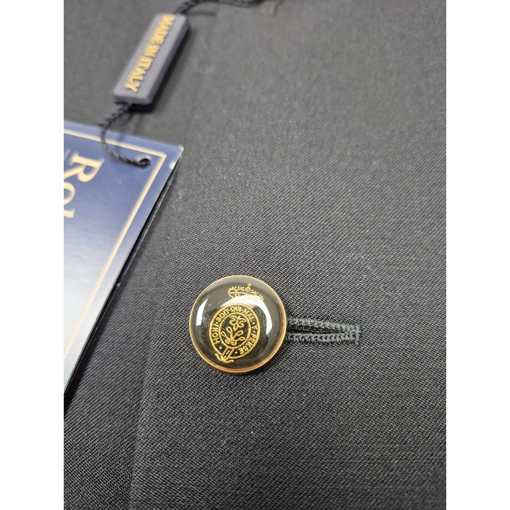 Roberto Zanieri Blazer Mens 40L Super 100s Wool Made In Italy Jacket NWT Reda - Picture 3 of 14